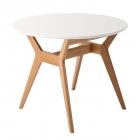Стол R-home Нарвик круглый д.960 бук-белый