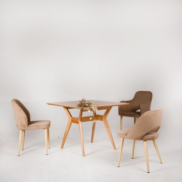 Стол R-home Нарвик квадратный 860860 бук-бук