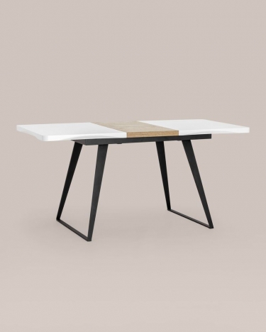 Стол обеденный Stool Group Йорк раскладной 120-160 Белый