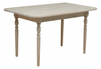 Стол обеденный Марибель с резными ногами Дуб беленый