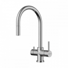 Смеситель Omoikiri Omoikiri Akita-S-Bn Латунь/Нержавеющая Сталь