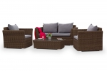 Лаунж-зона Капучино KSS2C2T-4-SET brown