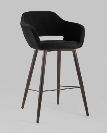 Стул барный Stool Group Саймон Б велюр Черный