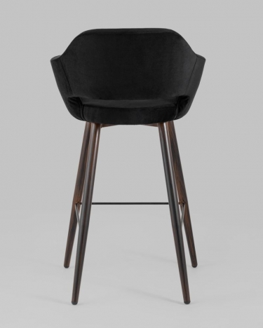 Стул барный Stool Group Саймон Б велюр Черный