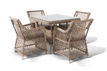 Обеденная группа 4sis Айриш AC4T-5-SET Соломенный