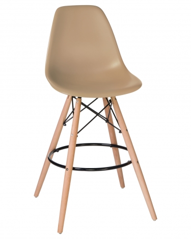 Стул барный DOBRIN DOBRIN DSW BAR Бежевый GR-03