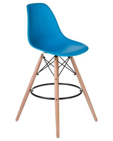 Стул барный DOBRIN DOBRIN DSW BAR Голубой BE-02