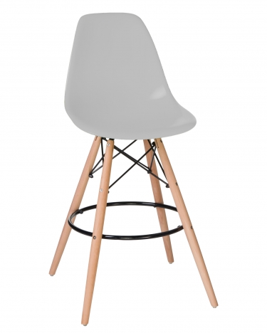 Стул барный DOBRIN DOBRIN DSW BAR Светло-серый GR-01
