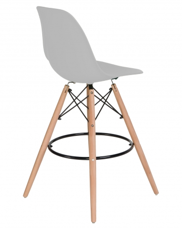 Стул барный DOBRIN DOBRIN DSW BAR Светло-серый GR-01