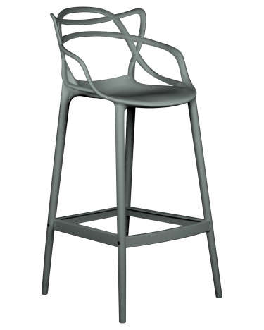 Стул барный DOBRIN DOBRIN MASTERS BAR Серый GR-04