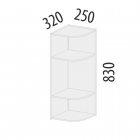 Шкаф кухонный торцевой лев/прав Дакота 103.18