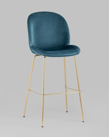 Стул барный Stool Group Beetle gold Маренго