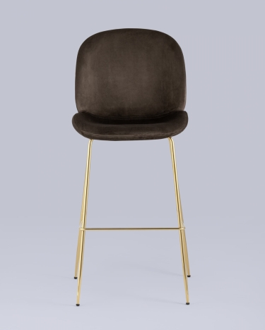 Стул барный Stool Group Beetle gold Коричневый