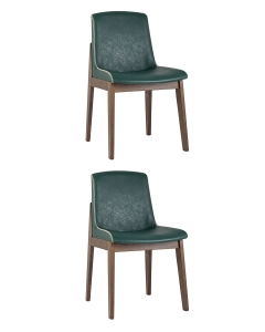 Комплект из двух стульев LOKI 2 шт Зеленый