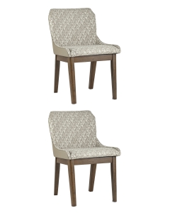 Комплект из двух стульев NYMERIA 2 шт Бежевый