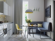 Модульный кухонный уголок Любимый дом Лофт 01 Nitro Grey