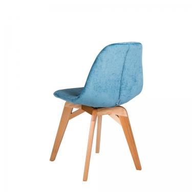 Стул R-home EAMES Блю/Натуральный Дуб