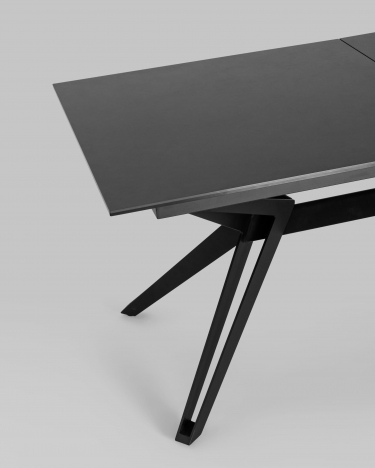 Обеденный стол раскладной Stool Group Олимпия 180-230 Темная керамика