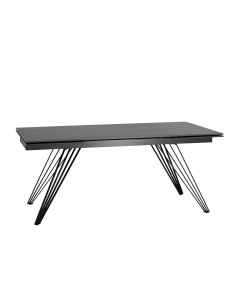 Обеденный стол раскладной Пандора 180-280 Черный мрамор