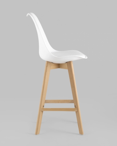Стул барный Stool Group FRANKFURT экокожа Белый