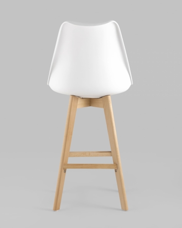 Стул барный Stool Group FRANKFURT экокожа Белый