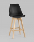 Стул барный Stool Group FRANKFURT экокожа Черный
