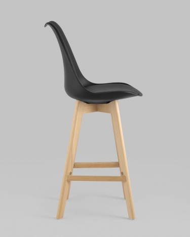 Стул барный Stool Group FRANKFURT экокожа Черный
