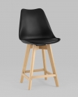 Стул Stool Group FRANKFURT полубарный экокожа Черный
