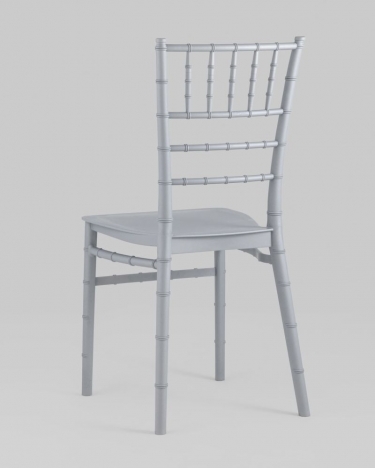 Стул Stool Group Chiavari Кьявари пластик Серебряный