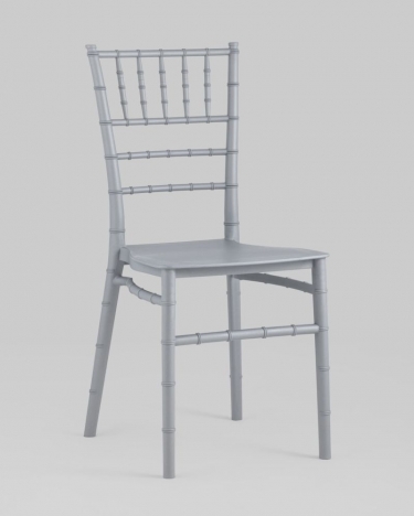 Стул Stool Group Chiavari Кьявари пластик Серебряный