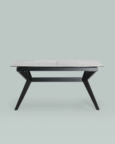 Стол обеденный Stool Group Аркада раскладной 160-210x90 Керамика темная