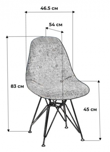 Стул R-home Eames lite Грей/Венге
