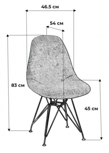 Стул R-home Eames Браун Loft