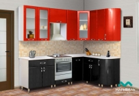 КУХОННЫЙ ГАРНИТУР МЫЛО 128 2,4 х 1,5 м МАГ-РИВЕР 985