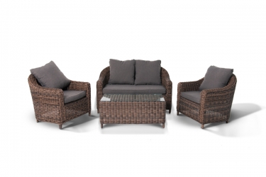 Панна лаунж-зона 4sis Кон KPS2C2T-4-SET brown