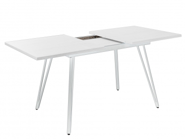 Стол раздвижной R-home Диего 120-160 Белый-белый