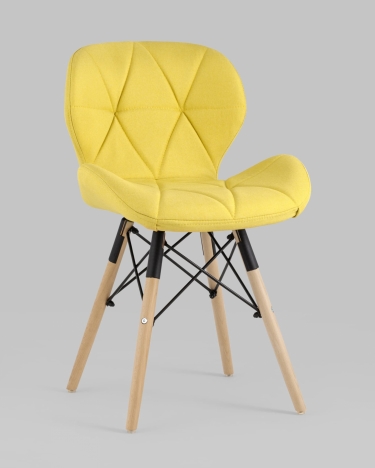 Стул Stool Group Бон рогожка Желтый