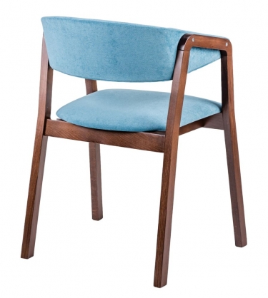 Стул R-home Dalia Soft Блю/ТемныйОрех