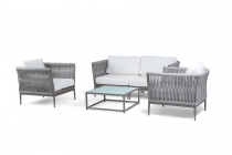 Лаунж-зона 4sis Касабланка KASS2C2T-4-SET Светло-серый