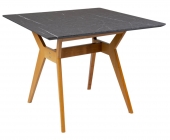 Стол R-home Нарвик квадратный 860860 Мрамор Графит