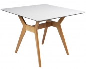 Стол R-home Нарвик квадратный 860860 Мрамор Бьянко