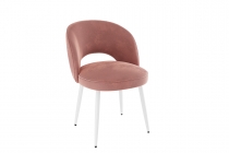 Стул Мебельсон Моли CHS.04 роза велюр/белый