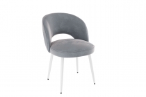 Стул Мебельсон Моли CHS.04 серый велюр/белый