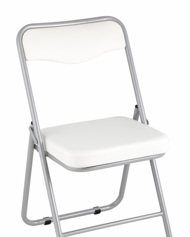 Складной стул Stool Group Джонни silver экокожа Белый