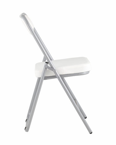 Складной стул Stool Group Джонни silver экокожа Белый