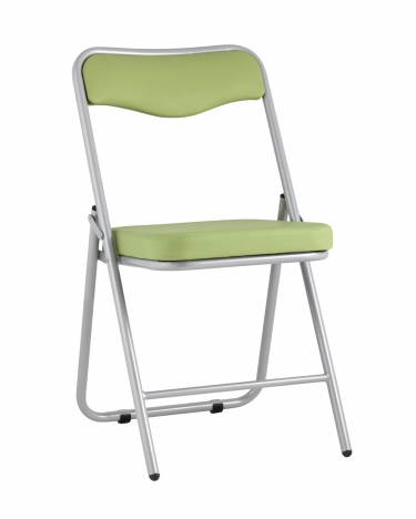 Складной стул Stool Group Джонни silver экокожа Салатовый
