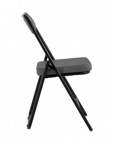 Складной стул Stool Group Джонни black экокожа Серый